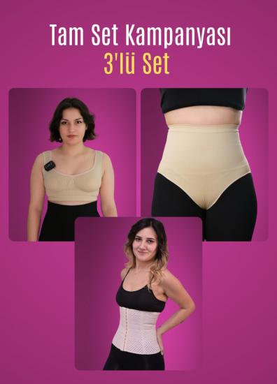 Tam Set Kampanyası ( Lohusa Korsesi + Rahim Toparlayıcı + Göğüs Toparlayıcı )